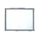  Beliani Wandspiegel Rechteck 900 x 700 mm