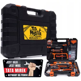    Werkzeugset für Papa zum Vatertag, Koffer, Personalisierung, Name, Geschenk