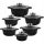  Edel-Hoff MARBLE Aluminium-Topf-Set, 11-tlg.