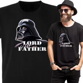    T-Shirt als Geschenk für Papa, Ehemann, Vatertag, Geburtstag, LORD FATHER