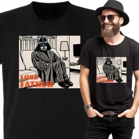    T-Shirt als Geschenk für Papa Vatertag Großvater Geburtstag HERR FATHER