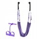  Aerial Yoga Stretching Gym Inversion Übung Fitness Yoga Lila Set B