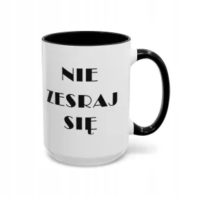    Großer XXL-Becher 440 ml Schwarz mit der Aufschrift - Don't shit yourself