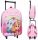  KOFFER PAW Patrol Girl Pups Rule SKYE EVEREST Rucksack mit Rollen