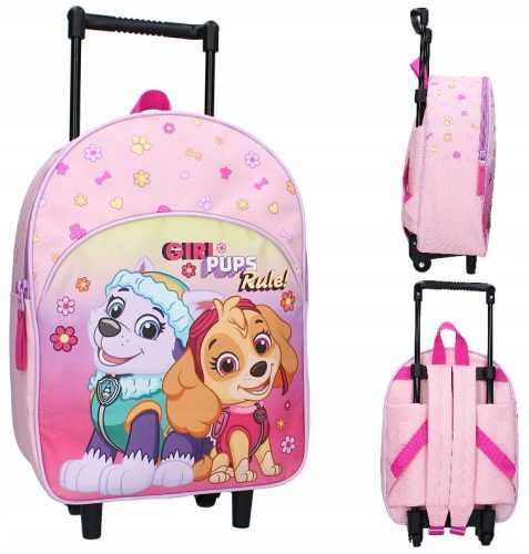  KOFFER PAW Patrol Girl Pups Rule SKYE EVEREST Rucksack mit Rollen