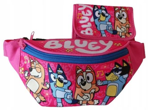  BLUEY Hüfttasche + rosa Geldbörse als Geschenk