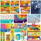  MEGA KINDERGARTEN-LAYETTE-SET FÜR EINEN JUNGEN, BIC, XXL 74 ELEMENTE