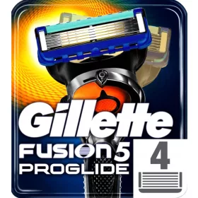    Gillette Fusion 5 Proglide Klingen, Kartuschen, Messer x 4 Stück, original scharf