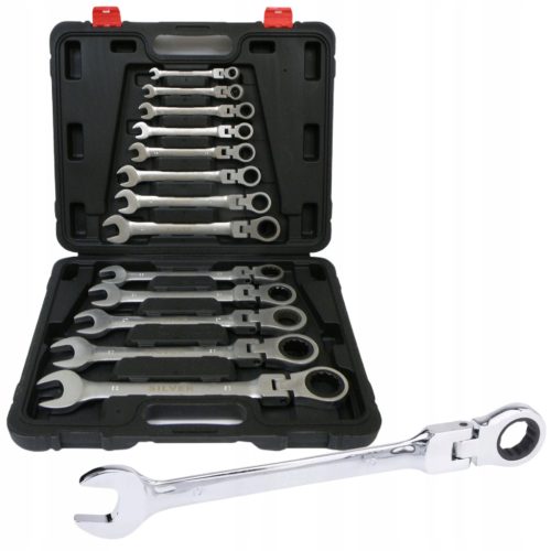  SilverTools SK-013-01 Ratschen-Maulschlüssel