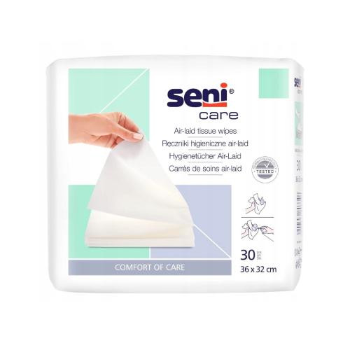  SENI CARE EINWEG-Handtücher, Zellulose, 30 Stk.