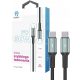  Korgy CCB20 USB-C – USB-C-Nylon-geflochtenes Kabel, 2 m, schnelles Laden