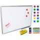 Weiße magnetische Trockenlöschtafel 90x60