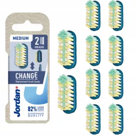  Ersatzköpfe für die Jordan Handzahnbürste 5x2 Stk