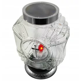    Große Photovoltaikkerze, 27 cm, moderne Solarlaterne, starkes Licht