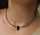  Halsband mit schwarzer Turmalin-Pyrit-Onyx-Pfeilspitze