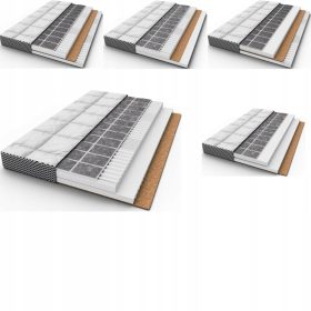    Nikola Aero Premium Matratze 120x60 Buchweizenschaum Kokos mittel - hart 120 x 60 x 12 cm