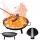  GARDEN Feuerstelle 60 cm für Grill, Kessel, Feuer, Stahl, schwarz