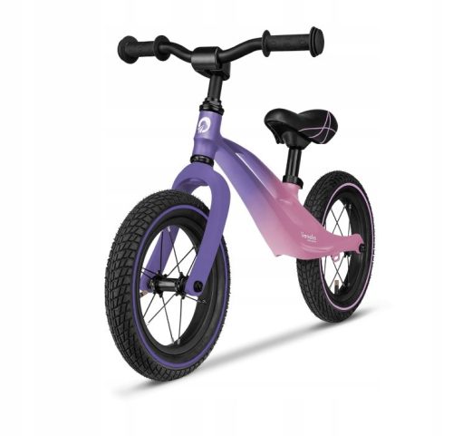  Laufrad Lionelo Bart AIR | Aufgepumpte Räder | Rosa Violettrosa