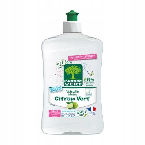  L'arbre Vert Lime Geschirrspülkonzentrat mit Zitronenduft, 500 ml