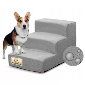    Treppe, Treppe für Hunde und Katzen, Rampe, Plattform, 3 Stufen, stabil, 30 cm, rutschfest