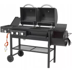  3in1 Gas-Holzkohlegrill El Fuego Sierra Combigrill