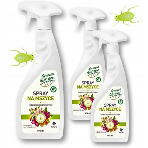 Green Garden Vaco - Ökologischer Pflanzenschutz gegen Blattläuse, 3x 400 ml