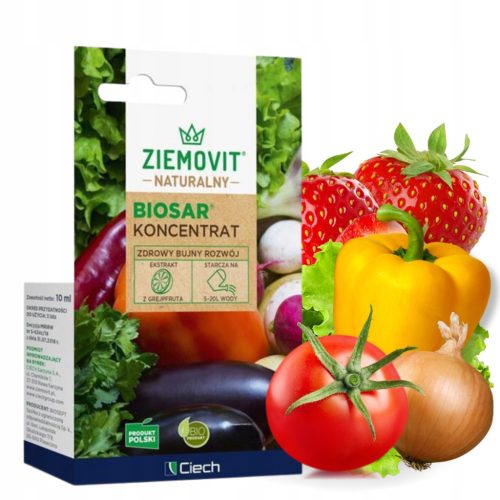 Ziemovit BIOsar Konzentrat - Biostimulator für gesundes Pflanzenwachstum, 20ml