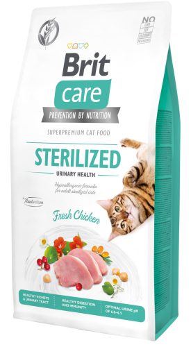  Brit Chicken Trockenfutter für sterilisierte Katzen, 7 kg