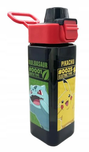  POKéMON-FLASCHE MIT STROHHALM 500 ml PIKACHU BULBASAUR CHARMANDER