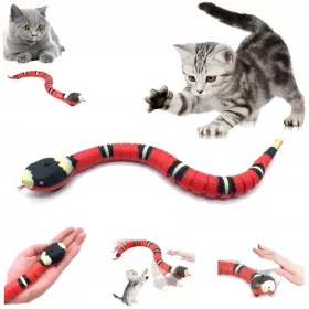    Interaktives Katzenspielzeug von BestHurt, elektrische Schlange
