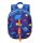  ModernMall Kindergartenrucksack mit mehreren Fächern für Jungen. Rottöne