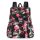  Neuer Damenrucksack mit Schmetterlingen und Blumen