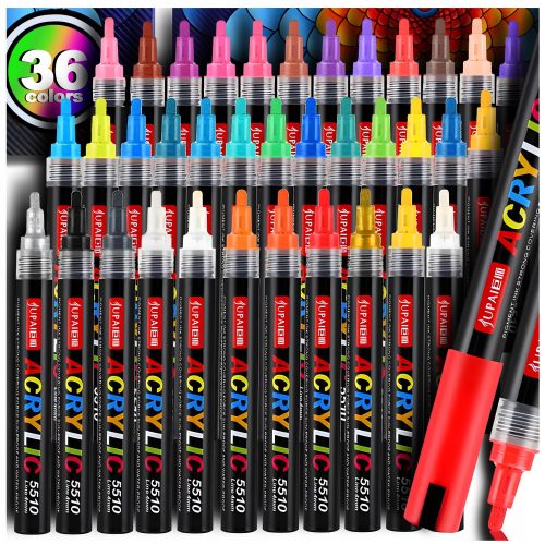  ACRYLMARKER, 36ER-SET, Marker, Jupai-Marker, WASSERFEST