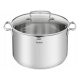 TEFAL Duetto+ Edelstahltopf 28 cm, 10 L mit Abgießdeckel - Für alle Herdarten geeignet