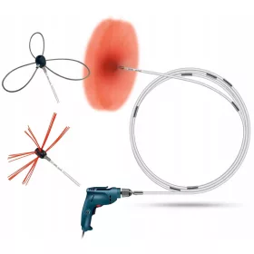  Schornsteinreinigungsset für eine 6-m-Turbobohrmaschine