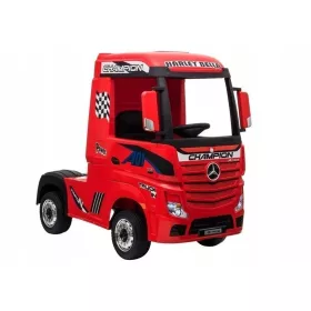    Batteriebetriebener PKW TIR LKW Mercedes Actros 4x4 Leder Pilot Rot