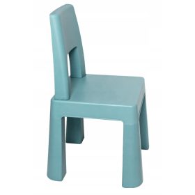  Türkisfarbener Kinderstuhl für den Multifun-Tisch