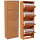  Matkam Schuhschrank 50 x 152 x 28 cm Erle