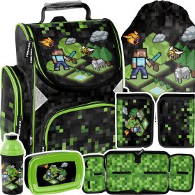    SCHULTASCHE PASO Rucksack MINECRAFT Klasse 1-3 + 4 weitere Produkte