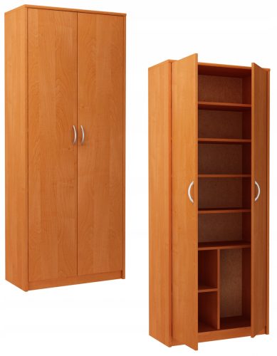  Matkam-Bücherregal 74 x 35 x 180 cm Erle