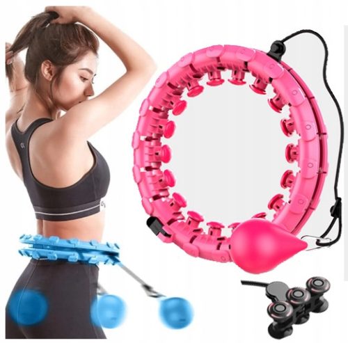  Schlankmachendes HULA HOP mit Smart Weight mit HULAHOP-Nüssen