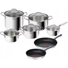  Tefal Intuition Daily Cook Topfset, Edelstahl, 12-tlg.