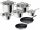  Tefal Intuition Daily Cook Topfset, Edelstahl, 12-tlg.