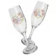  GESCHENK-Set mit 2 Gläsern, GLÄSER, HOCHZEIT, HOCHZEIT, EHEMANN, EHEFRAU, Jungvermählten, JAHRESTAG