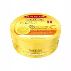    EVELINE Extra Soft Extra leuchtende Feuchtigkeitscreme mit Vitamin C 5 %