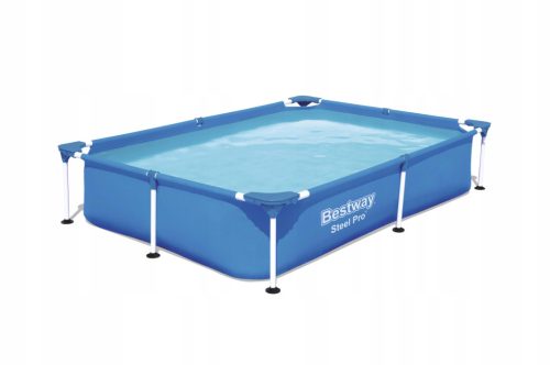  Bestway rechteckiger Rahmenpool 221 x 150 cm