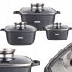  TÖPFE-SET AUS MARMOR, TÖPFE-SET, INDUKTIONSGAS