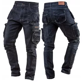  Neo Tools Denim lange Arbeitshose, Größe XL