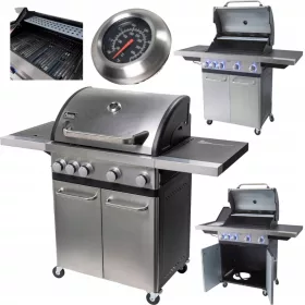  Gasgrill SILVER STAR 500 Brenner 4+1 12,8 kW SILVER