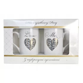  SET TASSEN, GESCHENK FÜR MANN, FRAU, HOCHZEITSJUBILÄUM